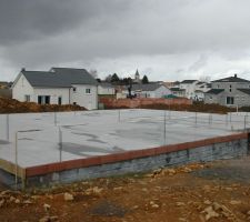 Coulage dalle le 05/04/2013