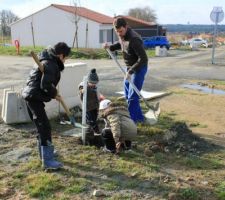 Installation du col de cygne