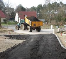 Mise en place des cailloux