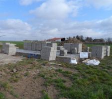 Arriv&eacute;e des parpaings