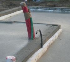 Arrivée d'eau