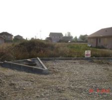 Premi&egrave;re photo du terrain