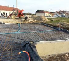 Alimentation électricité pour future terrasse
