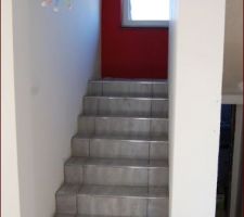Escalier, reste joint et plinthes