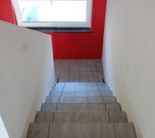 Escalier vu d'en haut