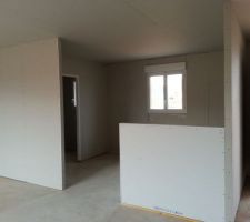 Cuisine vue du salon/salle à manger