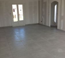 Salon/salle &agrave; manger - Refin Graffiti Cenere