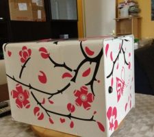 Boite aux lettres customis&eacute;e, arri&egrave;re et c&ocirc;t&eacute;