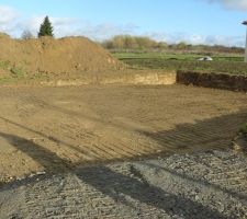 Debut du terrassement