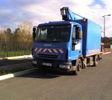 2ième camion pour brancher le compteur !