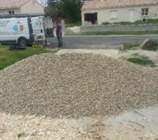 Graviers pour massif de stockage