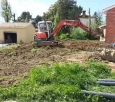 Terrassement en cours