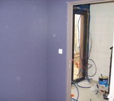 La peinture du dressing est faite