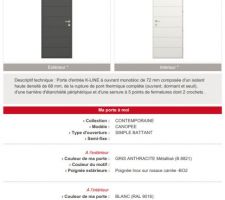 Une idée de porte de la gamme K-line