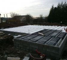 Le vide sanitaire est mont&eacute; le 11 janvier