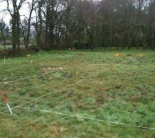 Pose des chaises (implantation de la maison) - autre vue