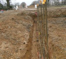 Ferraillage des fouilles avec les ATC soubassement
