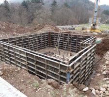Coffrage de la cave