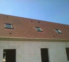 Façade arriere ,velux posé