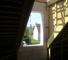 Lucarne vue de l'interrieur ...