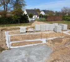 Les fondations sont coul&eacute;es !