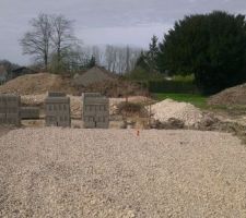 D&eacute;but des fondations