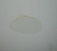 Petit souci après la neige, une infiltration. Le MO me dit que c'est normal avec la neige et qu'il ne peut rien faire. J'ai donc retroussé mes manches et suis intervenu moi même (fuite à l'interection du toit et du chien assis).