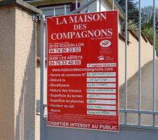Permis de construire déposé sur le portail