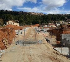 Vue de l'entr&eacute;e du lotissement