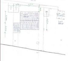 Positionnement de l'ensemble sur le terrain