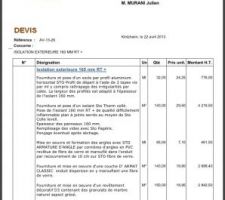 2 eme devis ITE