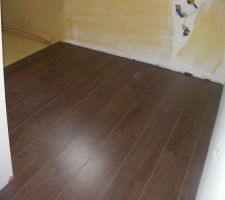 21 avril : parquet PVC salle de bain