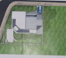 Implantation maison sur terrain