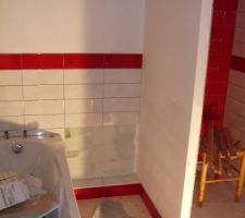 La salle de bain vue plus globale