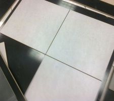 Carrelage pour le cellier