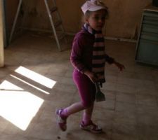 Ma petite travailleuse....