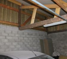 Charpente actuelle du Garage
