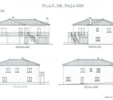 Plan des facades