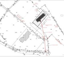 Implantation de la maison sur le terrain