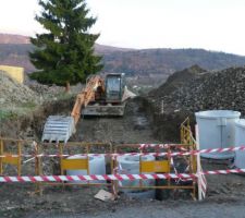 Vue du chemin depuis la route