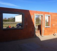 Pose des appuis de fenetres