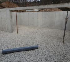 Gravier dans la cave