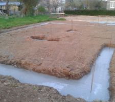 Les fondations de la maison sont enfin coulées !
