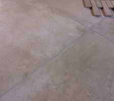 Carrelage chambre et salle d'eau