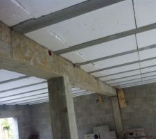 Réservation dans poutre 10 au total pour le passage des gaines éléctriques