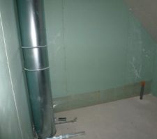 Conduit de cheminée sdb étage