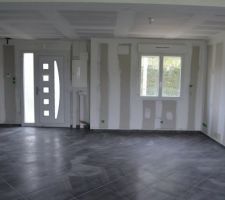 Le carrelage est pos&eacute; !