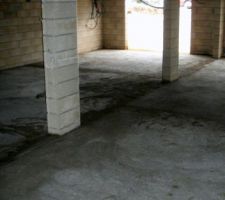 Dalle du sous sol terminé