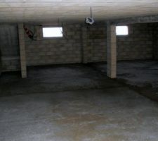 Dalle du sous sol terminé