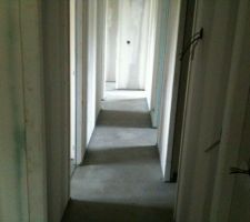 La chappe lisse avant le carrelage